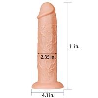 28 CM Gerçekçi Kalın Anal Fisting Dildo - Realistic Long Dildo