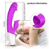 A1 - Şarjlı Akıllı Isıtmalı Güçlü Titreşimli ve Dil Hareketli G-Spot ve Klitoris Uyarıcı Yapay Penis Rabbit Vibratör