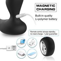 ABATE Kablosuz Kumandalı Testis ve Penis Halkalı Prostat Uyarıcı Vibratör