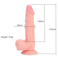 ABNER Dildo Gerçekçi Et Dokusunda Realistik Penis 21 CM