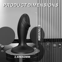 ARNO Güçlü Vantuzlu Dong Dildo Silikon Anal Plug