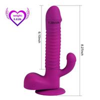 AUGUS İleri Geri ve 360° Dönebilen Rotasyonlu Klitoris ve G-Spot Uyarıcı Sex Makinesi Dildo Vibratör