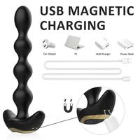 AUSTIN RCT Kablosuz Kumandalı 360° Bükülebilir Kıkırdaklı Anal Beads Vibratör