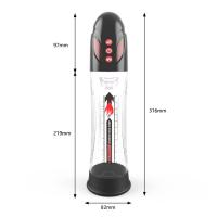 AutoWatic - Büyük Hazneli Suyla Kullanılabilir 8 Modlu Yüksek Performans Şarjlı Otomatik Hydro Penis Pompası