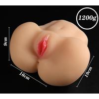 BIG ASS Maude Büyük Boy Ultra Realistik Anal Vajinal Girişli Et Dokusunda Kalça Mastürbatör