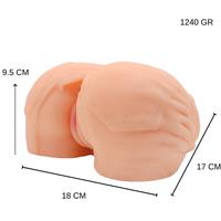 BIG ASS Sheila Yırtık Jeans Detaylı Anal Vajinal Girişli Realistik Kalça Mastürbatör