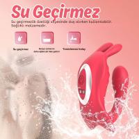 Cara APP RCT - Şarjlı Kumanda Ve Telefon Kontrollü Çift Motorlu G Spot ve Klitoris Uyarıcı Giyilebilir Couple Vibratör