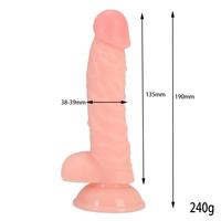 DANA Dildo Gerçekçi Et Dokusunda Realistik Penis 19 CM