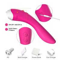 FAIRYLAND 9+9 Modlu Klitoris ve G-Spot Uyarıcı 2 in 1 Dil Vibratör - Pembe