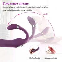 FLAMINGO Çift Motorlu Isıtmalı Usb Manyetik Şarjlı Bükülebilir Hareketli Vibratör