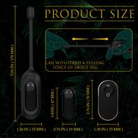 Highline Rct Şarjlı Kablosuz Kumandalı Meme Ucu G Nokta ve Klitoris Uyarıcı Giyilebilir Mini Bullet Vibratör