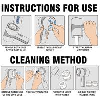 İleri Geri ve 360° Dönebilen Rotasyon Hareketli ve Titreşimli Elle Kolay Tutulabilir Suni Vajina Otomatik Mastürbatör