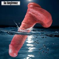 Kane - Şarjlı Kumandalı Isıtmalı İleri Geri Hareketli ve Rotasyonlu Gerçekçi Damarlı Yapay Penis Vibrator