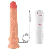 Liam - Kumandalı Vantuzlu Güçlü Titreşimli Gerçekçi Yapay Penis Realistik Dokuda Dildo 23 CM