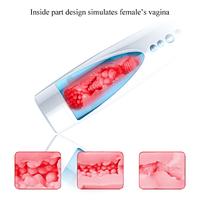 M10 Şarjlı İleri Geri ve 360° Dönme Hareketli İnleme Sesli Titreşimli Vajina Otomatik Mastürbatör