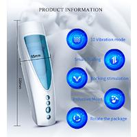 M10 Şarjlı İleri Geri ve 360° Dönme Hareketli İnleme Sesli Titreşimli Vajina Otomatik Mastürbatör
