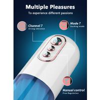 M20 - Şarjlı Güçlü Titreşimli ve Emiş Modlu Ultra Realistik Dokulu Otomatik Suni Vajina Mastürbatör