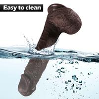 Frank - Şarjlı Kumandalı Isıtmalı İleri Geri Hareketli ve Rotasyonlu Gerçekçi Damarlı Zenci Yapay Penis Vibrator