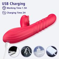 Mona Şarjlı İleri Geri Hareketli Titreşimli 2 in 1 Klitoris G Nokta Uyarıcı Vibratör