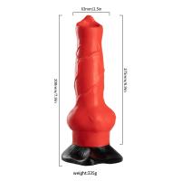 Monster Cock Cerberus - Silicone Realistic Animal Dog Dildo Silikon Gerçekçi Doku Köpek Yapay Penis