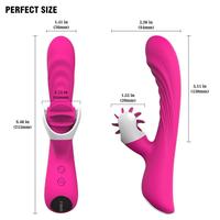 NYMPH Klitoris ve G Nokta Uyarıcı Esnek Dil İmitasyon Vibratörü