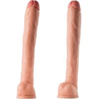 Otis - King Size Realistic Giant Dildo Kalın Dev Boy Gerçekçi Doku Realistik Yapay Penis 38x5.8 CM