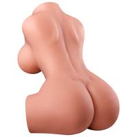 Anya - Realistik Manken Anal Vajinal 2 in 1 Titreşimli Isıtmalı Suni Vajina