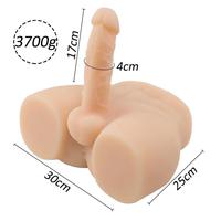Rock - Anal Girişli 17 CM Yapay Penisli Erkek Realistik Yarım Vücut Manken