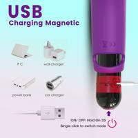 PRIME TOYS Aurora Şarjlı G Nokta ve Klitoris Uyarıcı Parmağa Takılabilir Mini Vibratör - Mor