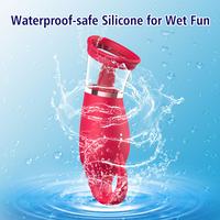 Monica Şarjlı Tutma Aparatlı Emiş Titreşim Dil Yalama 3 in 1 Klitoris Uyarıcı Vibratör