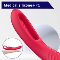 Manna Şarjlı Tutma Aparatlı Yeni Nesil Çırpma Hareketli Kavisli G Nokta Uyarıcı Vibratör