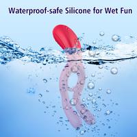 Singun Şarjlı Uzaktan Kumandalı Klitoris Uyarıcı Vibratör Perine Uyarıcı Penis Halkası