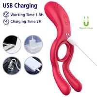 Singun Şarjlı Uzaktan Kumandalı Klitoris Uyarıcı Vibratör Perine Uyarıcı Penis Halkası