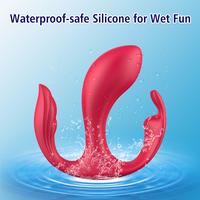 Paname Şarjlı Uzaktan Kumandalı Anal Vajina Klitoris Uyarıcı 3 in 1 Giyilebilir Vibratör