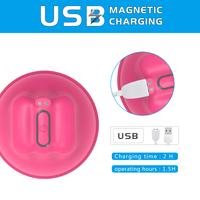 Ruby Şarjlı Uzaktan Kumandalı Meme Ucu Masajı Tırtıklı 2 in 1 Göğüs Uyarıcı Vibratör