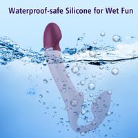 Alice Şarjlı Uzaktan Kumandalı Rotasyon Hareketli Çift Taraflı Strapless Strapon Vibratör