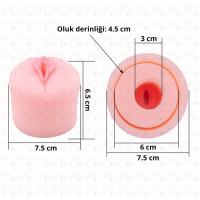 Pump Sleeve ML - Hazneyi Kavrayan Geliştirilmiş Süper Gerçekçi Dokulu Penis Pompası Vajina Başlığı