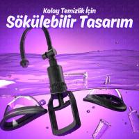 Pussy Pump Classic - Değiştirilebilir 5 Başlıklı Tetikli Profesyonel Göğüs ve Vajina Vakum Pompası Set