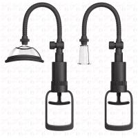 Pussy Pump Classic - Değiştirilebilir 5 Başlıklı Tetikli Profesyonel Göğüs ve Vajina Vakum Pompası Set