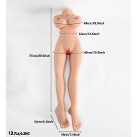 Riley - İskeletli Yarım Realistik Manken Anal Vajina Çift Girişli Isıtmalı Titreşimli Mastürbatör 6.2 KG