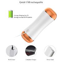 S2 Şarjlı İnleme Sesli Güçlü Titreşimli Vajina ve Oral Çift Taraflı Realistik Cup Mastürbatör