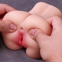 Sophie - Anal Vajina Çift Girişli Realistik Kalça Isıtmalı Titreşimli Yapay Vajina Mastürbatör