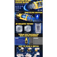 Tam Otomatik Vantuzlu Mastürbatör İleri Geri Hareketli Dönme Rotasyonlu Tırtıklı Elektrikli Vajina