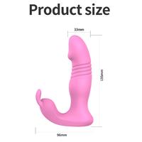 Luna APP RCT - Şarjlı Kumanda Ve Telefon Kontrollü İleri Geri Hareketli Çift Motorlu Giyilebilir Rabbit Vibratör