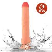 Thomas - Kumandalı Büyük Boy Güçlü Titreşimli Gerçekçi Yapay Penis Realistik Dokuda Dildo 28 CM