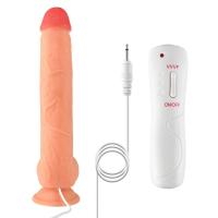 Thomas - Kumandalı Büyük Boy Güçlü Titreşimli Gerçekçi Yapay Penis Realistik Dokuda Dildo 28 CM