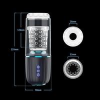 TYPHOON İleri Geri ve 360° Dönme Rotasyon Hareketli Vantuzlu Tam Otomatik Mastürbatör