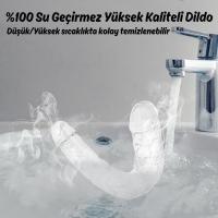 Ultra Soft Realistic Double Ended Clear Dildo Yumuşak Doku Gerçekçi Çift Taraflı Büyük Boy Realistik Şeffaf Yapay Penis 43 CM