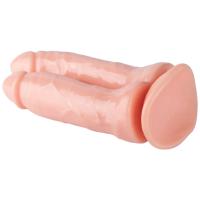 Ultra Soft Realistic Double Penetrator Dildo Yumuşak Doku Gerçekçi Çift Taraflı Realistik Yapay Penis