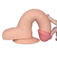 22 CM Geliştirilmiş Doku Ultra Yumuşak Realistik Penis